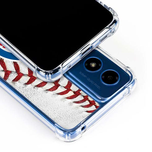 MLB Chicago Cubs Game Ball Moto G 5G (2024) Clear Case